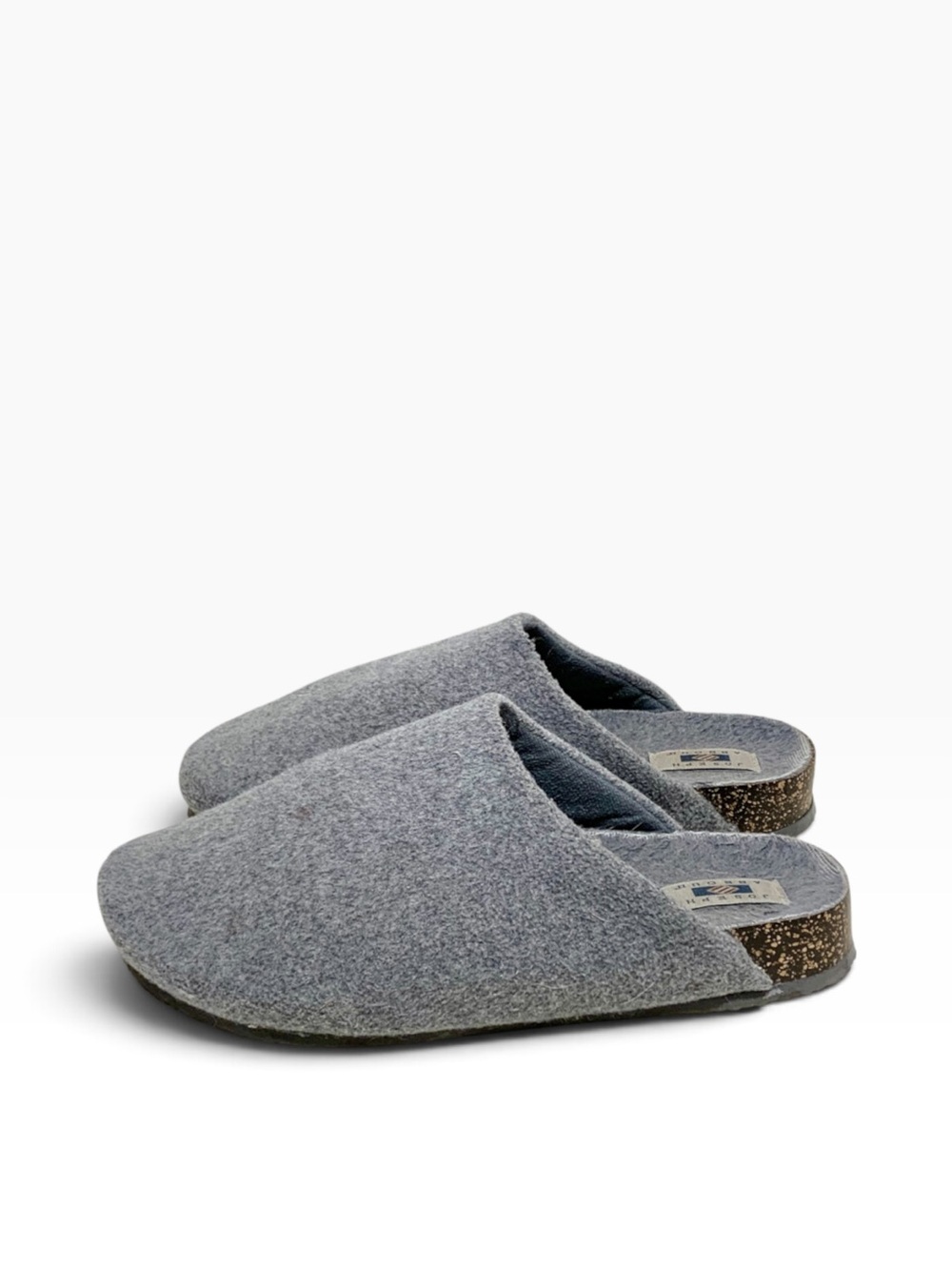 Men's Joseph Abboud Gray Wool Felt Clogs Sz 10